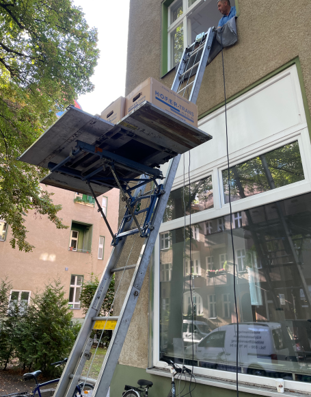 Stecklift im Einsatz